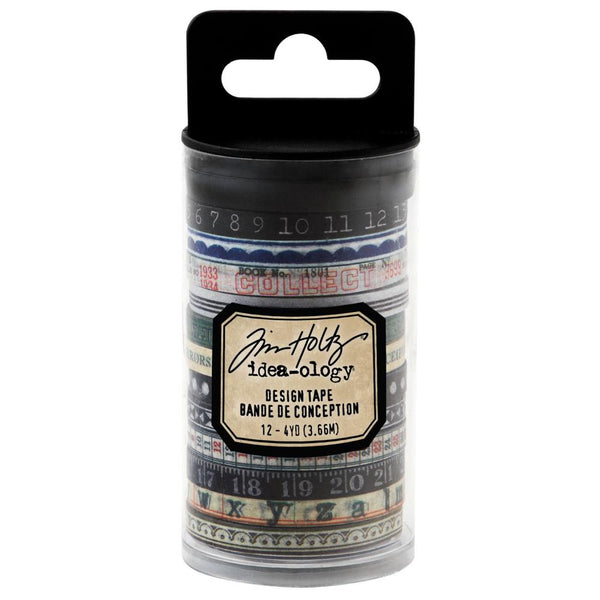 Tim Holtz Idea-Ology Design Tape 12/Pkg, Trims (TH94218)