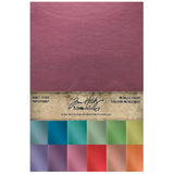 Tim Holtz Idea-Ology Kraft-Stock Stack Cardstock Pad 6"X9" 24/Pkg, Metallic Colors (TH94228)