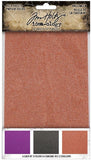 Tim Holtz, Idea-Ology Adhesive Deco Sheets 4"X6" 12/Pkg, Halloween (TH94258)