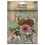 Tim Holtz Idea-Ology Layers Die-Cuts 45/Pkg, Organic