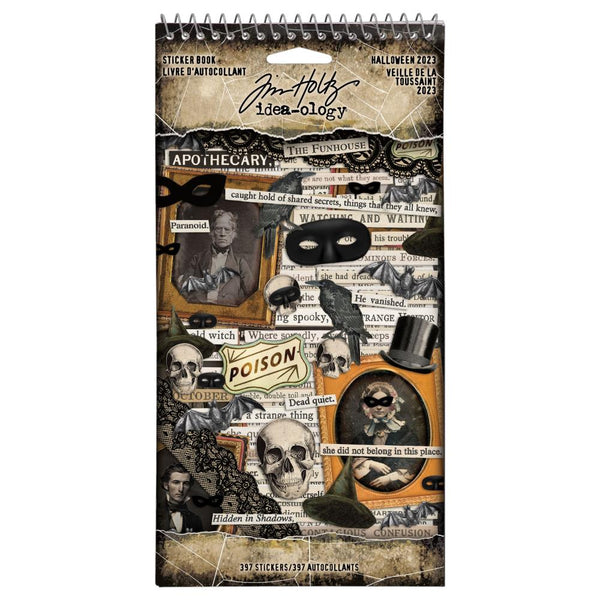 Tim Holtz Idea-Ology Sticker Book, Halloween