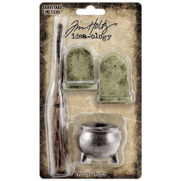 Tim Holtz Idea-Ology, Graveyard, 4 Pieces (TH94337)