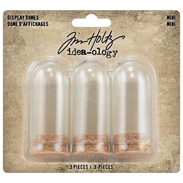 Tim Holtz Idea-Ology Display Domes Mini, 3/Pkg (TH94345)