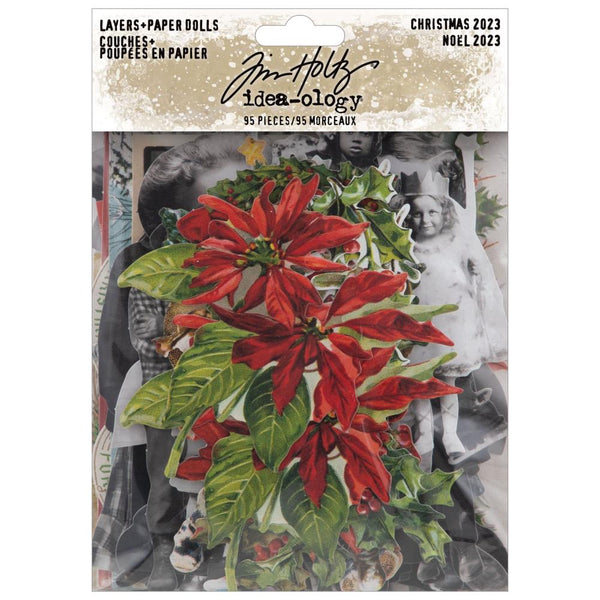 Tim Holtz Idea-Ology Layers + Paper Dolls, Christmas 2023