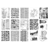 Tim Holtz Idea-ology Collage Paper Archives, 30 Pieces