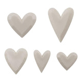 Tim Holtz Idea-ology Salvaged Hearts, 5 Pieces