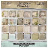 Tim Holtz, Limited Release, Paper Stash 2025 Vault Release 12"X12", Wallflower (TH94421)