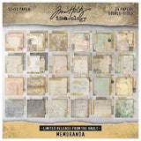 Tim Holtz, Limited Release, Paper Stash 2025 Vault Release 12"X12", Memoranda (TH94422)