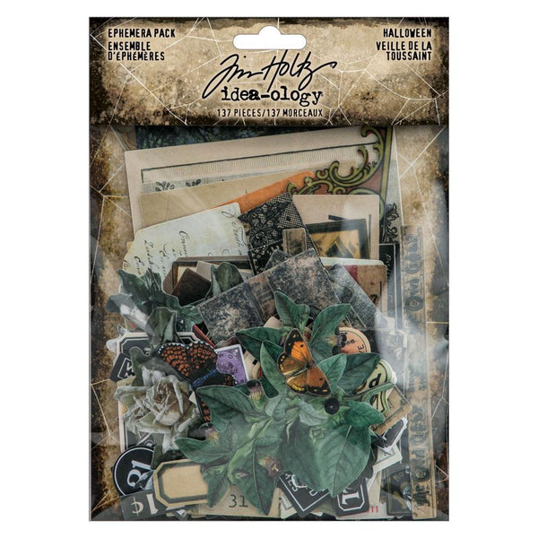 Tim Holtz Idea-Ology, Ephemera Pack 137/Pkg, Halloween (TH94435)