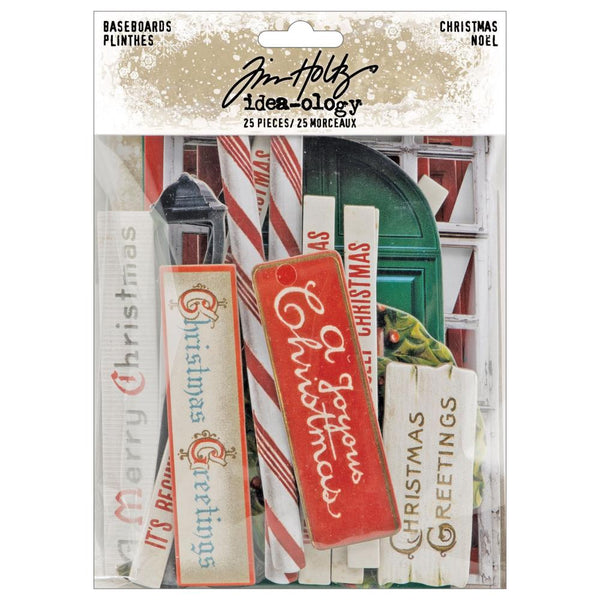Tim Holtz Idea-Ology Baseboard Frames, Christmas (TH94444)