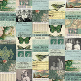 Tim Holtz Idea-ology, Double-Sided Cardstock 12"X12" 12/Pkg, Palette Collection: Teal (TH94461)