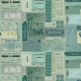 Tim Holtz Idea-ology, Double-Sided Cardstock 12"X12" 12/Pkg, Palette Collection: Teal (TH94461)