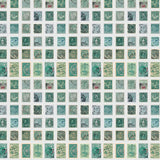 Tim Holtz Idea-ology, Double-Sided Cardstock 12"X12" 12/Pkg, Palette Collection: Teal (TH94461)