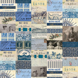Tim Holtz Idea-ology, Double-Sided Cardstock 12"X12" 12/Pkg, Palette Collection: Indigo (TH94462)