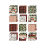 Tim Holtz Idea-ology, Double-Sided Cardstock 8"X8" 12/Pkg, Palette Collection: Christmas (TH94482)