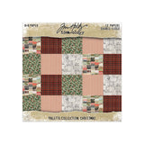Tim Holtz Idea-ology, Double-Sided Cardstock 8"X8" 12/Pkg, Palette Collection: Christmas (TH94482)