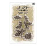 Tim Holtz Idea-Ology, Adornments, Festive 4/pk (TH94487)