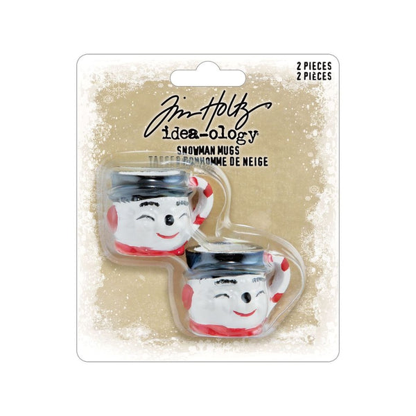 Tim Holtz Idea-ology, Snowman Mugs (TH94501)