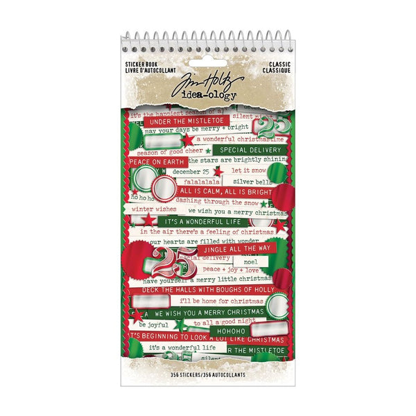 Tim Holtz Idea-Ology, Sticker Book, Classic (TH94502)