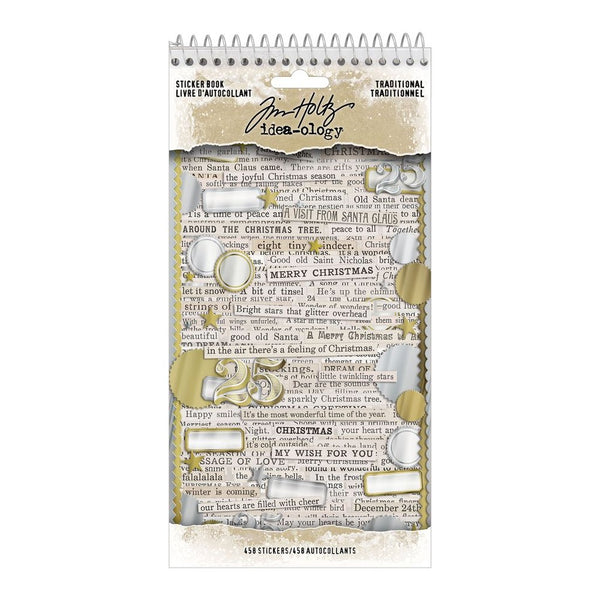 Tim Holtz Idea-Ology, Sticker Book, Traditional (TH94503)