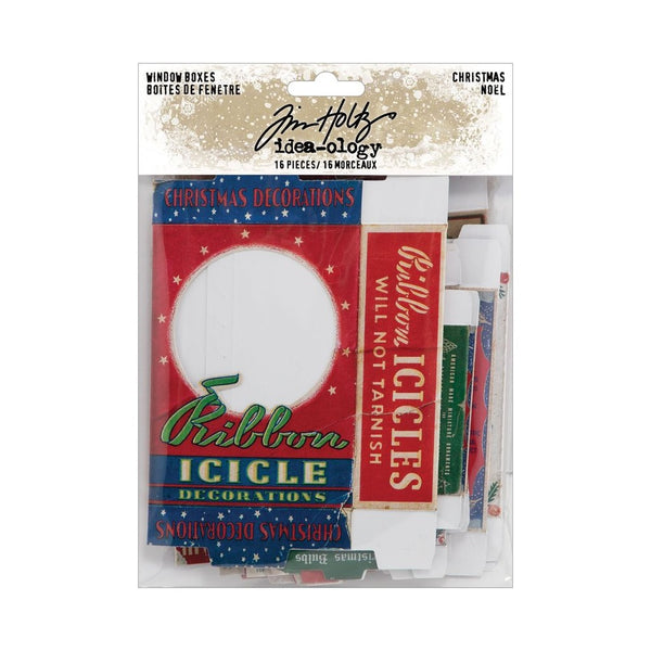 Tim Holtz Idea-Ology, Window Boxes, Christmas (TH94506)