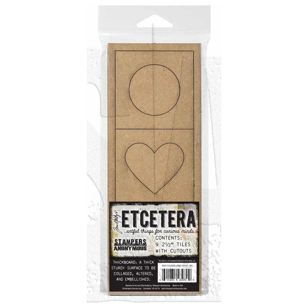 Tim Holtz Etcetera, Tiles, Large Cutout, Thickboards (THETC018)