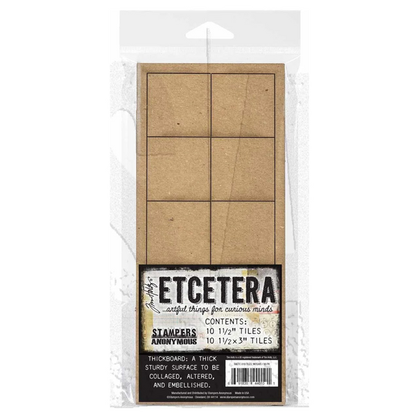 Tim Holtz Etcetera, Tiles, Mosaic, Thickboards (THETC019)