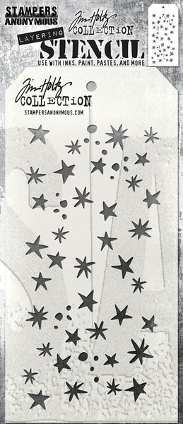 Stampers Anonymous , Tim Holtz Layered Stencil 4.125"X8.5", Spellbound
