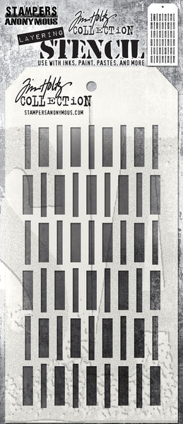 Stampers Anonymous , Tim Holtz Layered Stencil 4.125"X8.5", Sticks