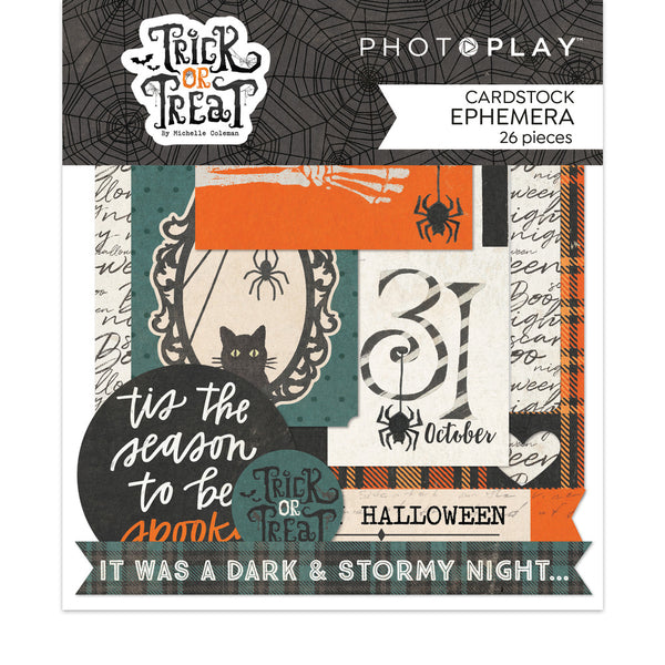 PhotoPlay Ephemera Cardstock Die-Cuts, Trick or Treat