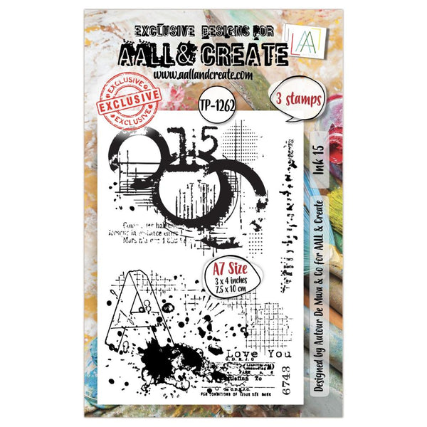 AALL & Create, A7 Clear Stamp by Autour De Mwa & Co., Ink 15 (#TP-1262)