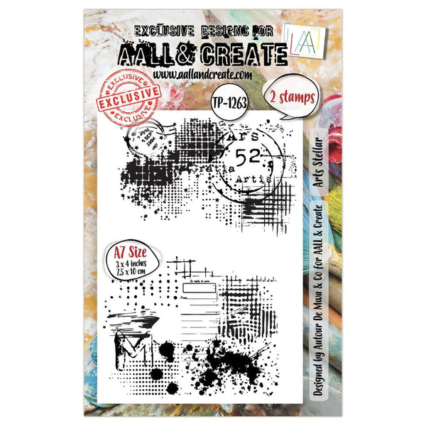 AALL & Create, A7 Clear Stamp by Autour De Mwa & Co., Arts Stellar (#TP-1263)