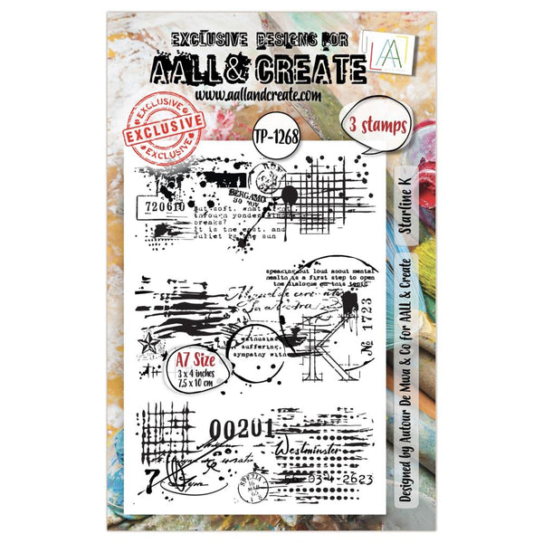 AALL & Create, A7 Clear Stamp by Autour De Mwa & Co., Starline K (#TP-1268)