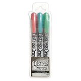 Tim Holtz Distress Crayon Pearl Set, Holiday Set# 6