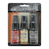 Tim Holtz Distress Mica Stain Set, Halloween Set #5 (Mulled Cider, Unravelled, Fallen Acorn)