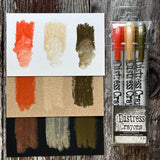 Tim Holtz Distress Crayon Pearl Set, Halloween Set #5