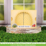 Lawn Fawn, Lawn Cuts Custom Craft Die, Ta-Da! Diorama! Sunburst Window Add-on (LF3435)