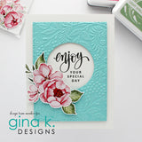 Gina K. Designs, 5"x7" Embossing Folder, Tapestry