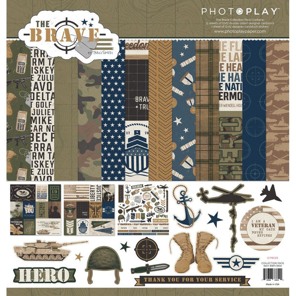 PhotoPlay Collection Pack 12"X12",  The Brave