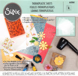 Sizzix Thermoplastic Sheets - 6" x 6", Clear, 6 Sheets