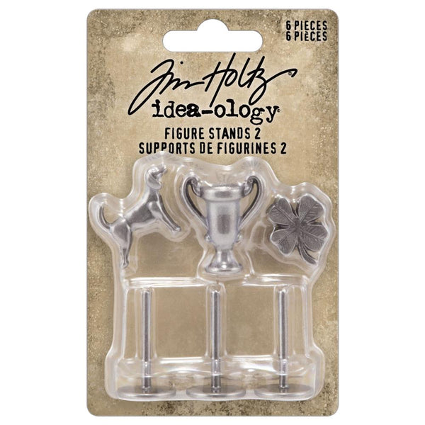 Tim Holtz® Idea-ology Figure Stands 2, 3 Charms