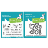 Lawn Fawn Clear Stamps & Dies Combo, Tiny Halloween (LF2020 & LF2021)