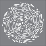 Deco Art, 8"x 8" Andy Skinner Mixed Media Stencil, Tornado