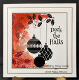 Sweet Poppy Stencil, Jingle Baubles (SP6-158)