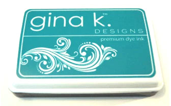 Gina K. Designs, Premium Dye Ink, Turquoise Sea, Full Size Ink Pad