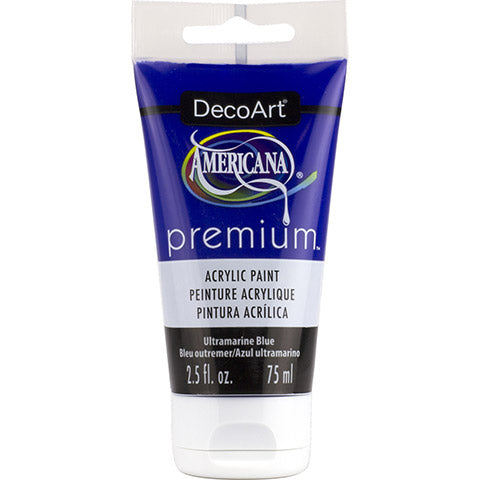 DecoArt Americana Premium Acrylic Paint, Ultramarine Blue *(Pls see note)