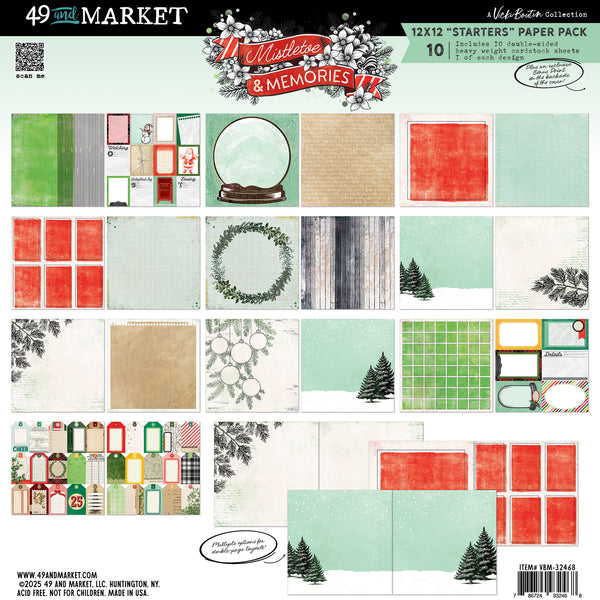 49 And Marekt Starters Collection Pack 12"X12", Mistletoe And Memories