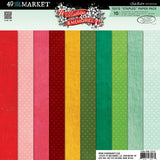 49 And Market, Staples Pack 12"X12", Mistletoe And Memories