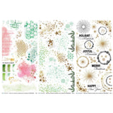 49 And Market Rub-On Transfer Set, Blendable, Mistletoe And Memories (VBM-32666)