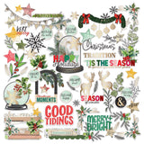 49 And Marketing Die-Cuts, Foiled, Mistletoe And Memories (VBM-32710)